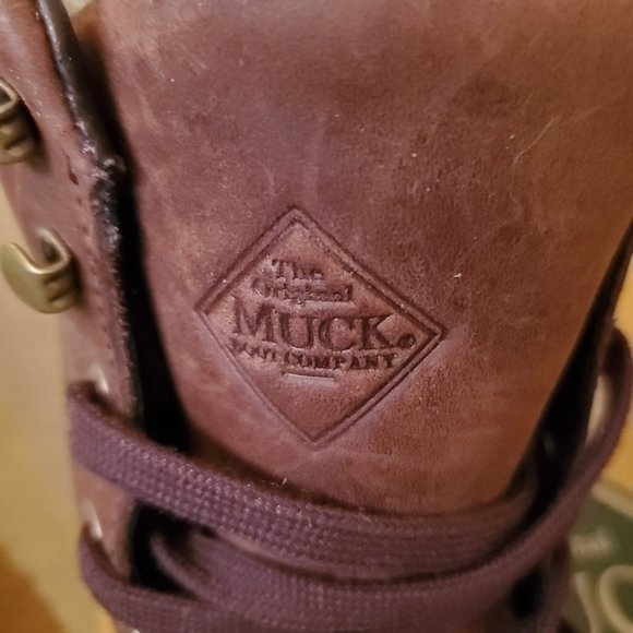 Muck Boot Waterproof Leather - Brown Liberty Wedge Boot - Picture 4 of 9